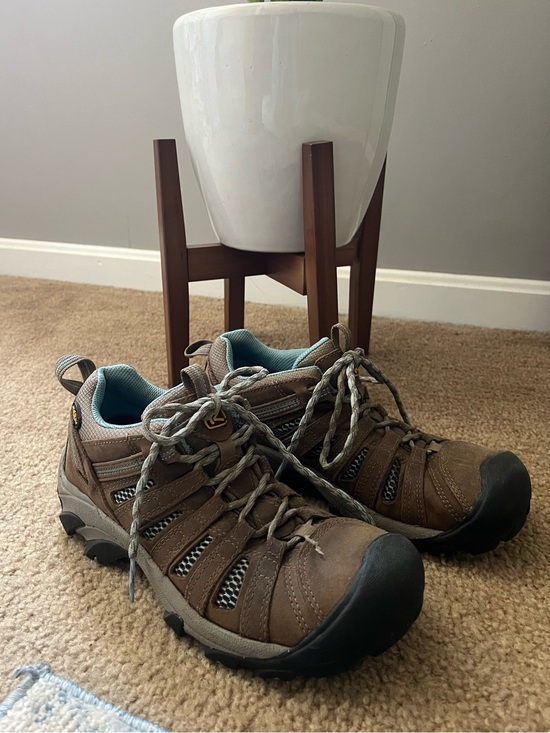 Keen Shoes - KEEN Brown and Teal Women's Trail Shoes